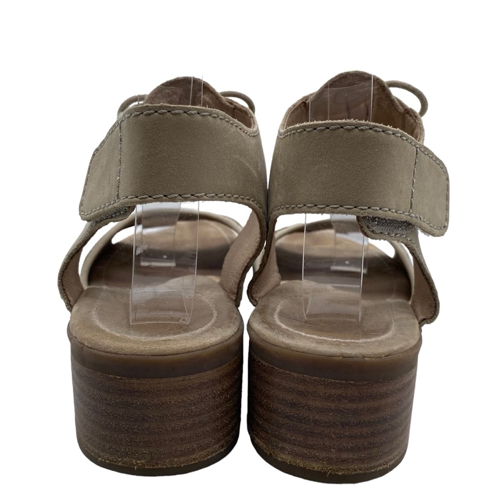 Dansko Sandals Liz Beige Leather Casual Comfort Neutral Womens Size 7.5 - Picture 6 of 11